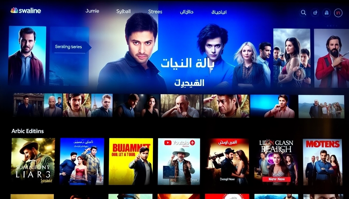 مشاهدة افلام ومسلسلات عبر منصة سهلة الاستخدام مع صور جذابة لأنواع مختلفة من الأفلام والمسلسلات العربية والأجنبية